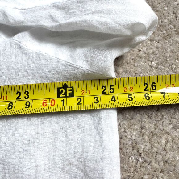 Swimsuits For All Swimsuit Cover Up Women's SIZE 18/20 Short Tab Sleeve White - Picture 11 of 16